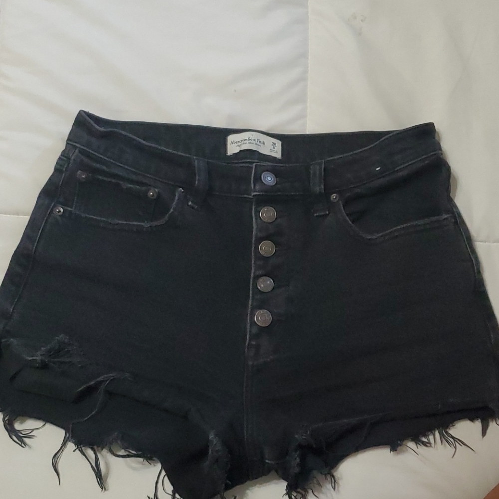 Abercrombie and Fitch high rise shorts